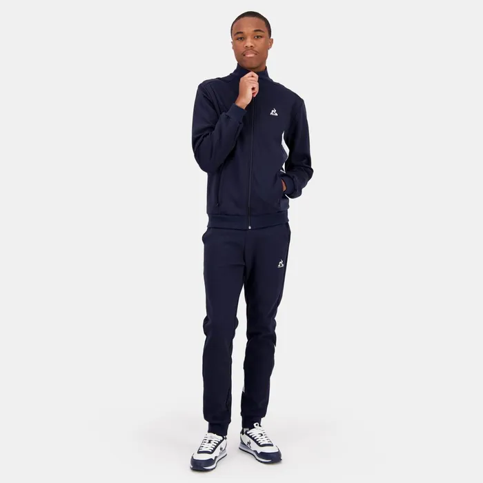 Le Coq Sportif Hritage Veste Zippe Bleue Marine Homme Men Sweatshirts