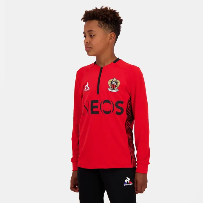 Le Coq Sportif OGC Nice 8211 Training Resistance Sweatshirt Kids Kids Sweatshirts And Hoodies