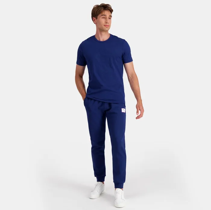 Le Coq Sportif Paris 2024 TShirt Blue Depths MenWomen Tshirts And Tops