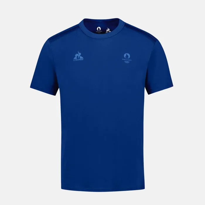 Le Coq Sportif Paris 2024 Tshirt Homme Blue Depths Men Tshirts And Tops