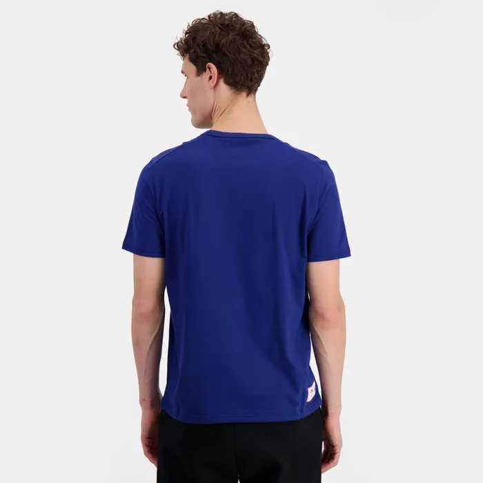 Le Coq Sportif Paris 2024 Tshirt Homme Blue Depths Men Tshirts And Tops