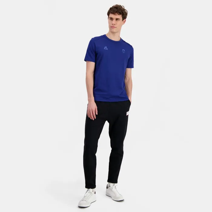 Le Coq Sportif Paris 2024 Tshirt Homme Blue Depths Men Tshirts And Tops
