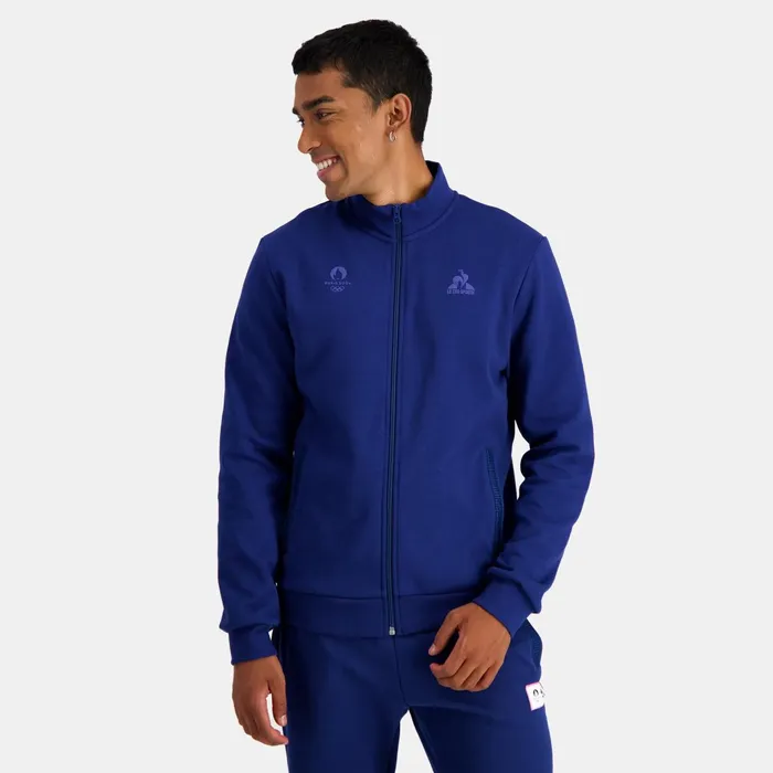 Le Coq Sportif Paris 2024 ZipUp Sweatshirtshirt Men Sweatshirts