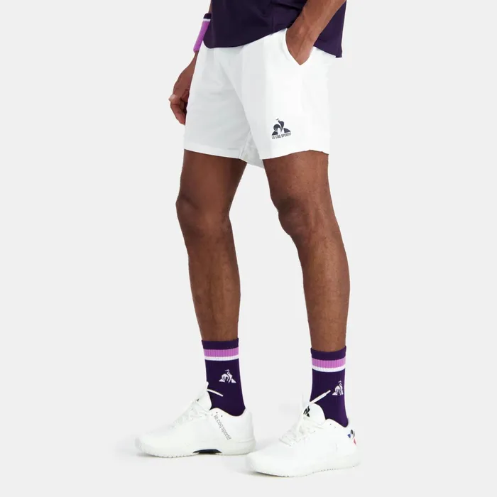Le Coq Sportif Performance Tennis Shorts New Optical White Men Shorts