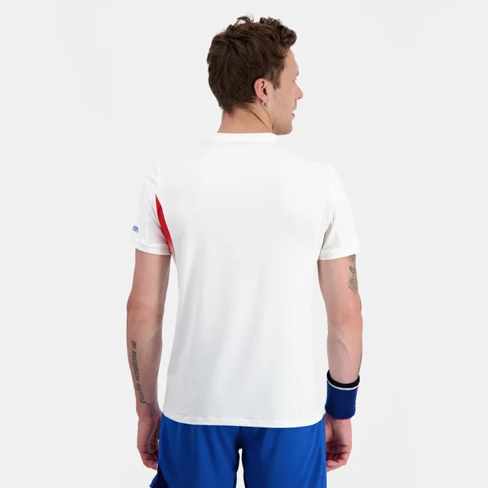 Le Coq Sportif Performance Tennis TShirt New Optical White Men Tshirts And Tops Le Coq Sportif Performance Tennis TShirt New Optical White Men Tshirts And Tops