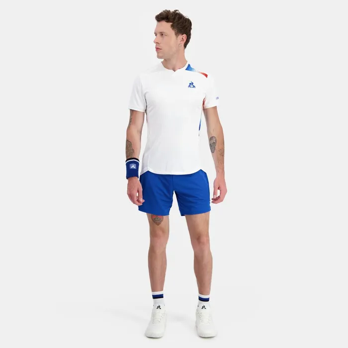 Le Coq Sportif Performance Tennis TShirt New Optical White Men Tshirts And Tops Le Coq Sportif Performance Tennis TShirt New Optical White Men Tshirts And Tops