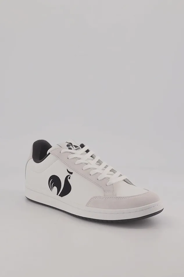Le Coq Sportif Shoes LCS COURT ROOSTER Optical Whiteblack Men Trainers And Sneakers