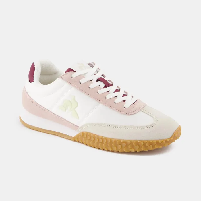 Le Coq Sportif Shoes VELOCE I W Bone Whitemauve Chalk Women Trainers And Sneakers Le Coq Sportif Shoes VELOCE I W Bone Whitemauve Chalk Women Trainers And Sneakers