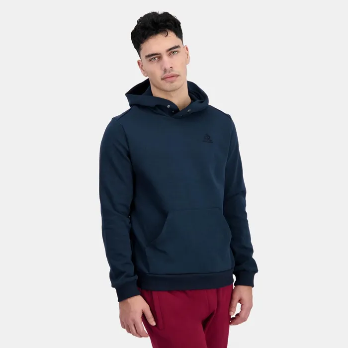 Le Coq Sportif Ton Sur Ton Hoodie Dark Velvet Men Sweatshirts