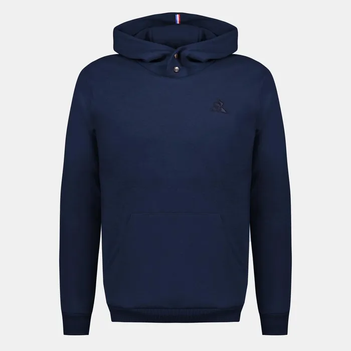 Le Coq Sportif Ton Sur Ton Hoodie Dark Velvet Men Sweatshirts