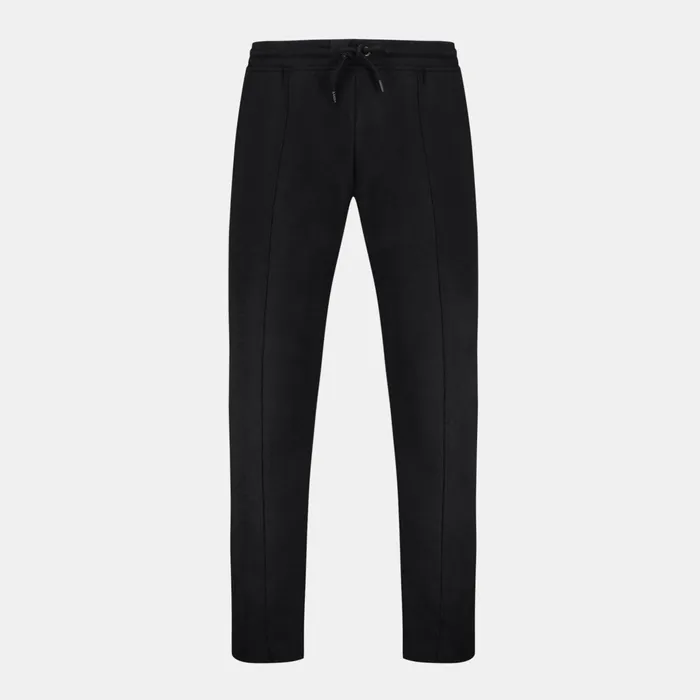 Le Coq Sportif Ton Sur Ton Trousers Coupe Droite Black Men Trousers And Joggers