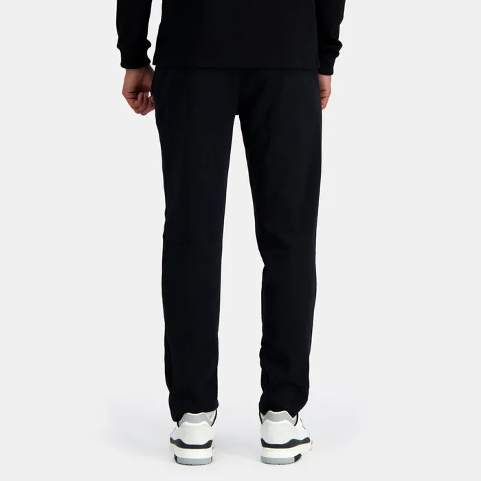 Le Coq Sportif Ton Sur Ton Trousers Coupe Droite Black Men Trousers And Joggers