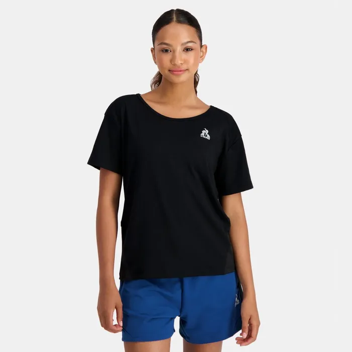 Le Coq Sportif Training Performance TShirt Black Women Tshirts Polos Shirts And Tops