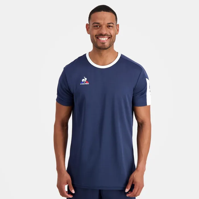 Le Coq Sportif Training TShirt Dress Blues Men Tshirts And Tops