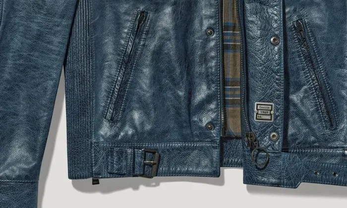 Leather Jackets Men Belstaff Gangster Jacket Insignia Blue Leather Jackets Men Belstaff Gangster Jacket Insignia Blue