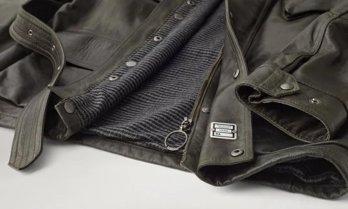 Leather Jackets Men Belstaff Legacy Trialmaster Panther Jacket Dark Tile Green