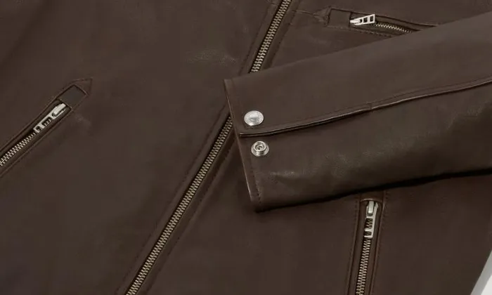 Leather Jackets Women Belstaff Pine Jacket Chestnut