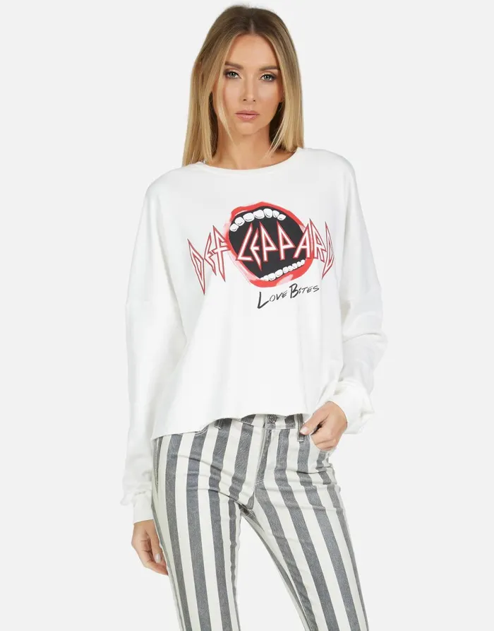 Lee Love Bites II Milk Women039s Lauren Moshi Long Sleeve