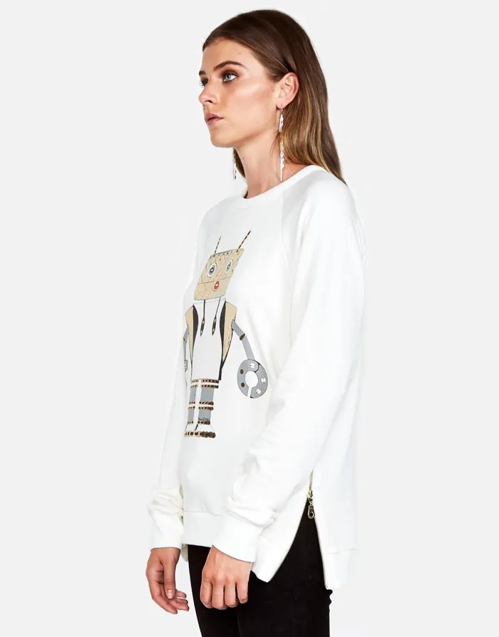Les Fashion Robot Milk Women039s Lauren Moshi Long Sleeve