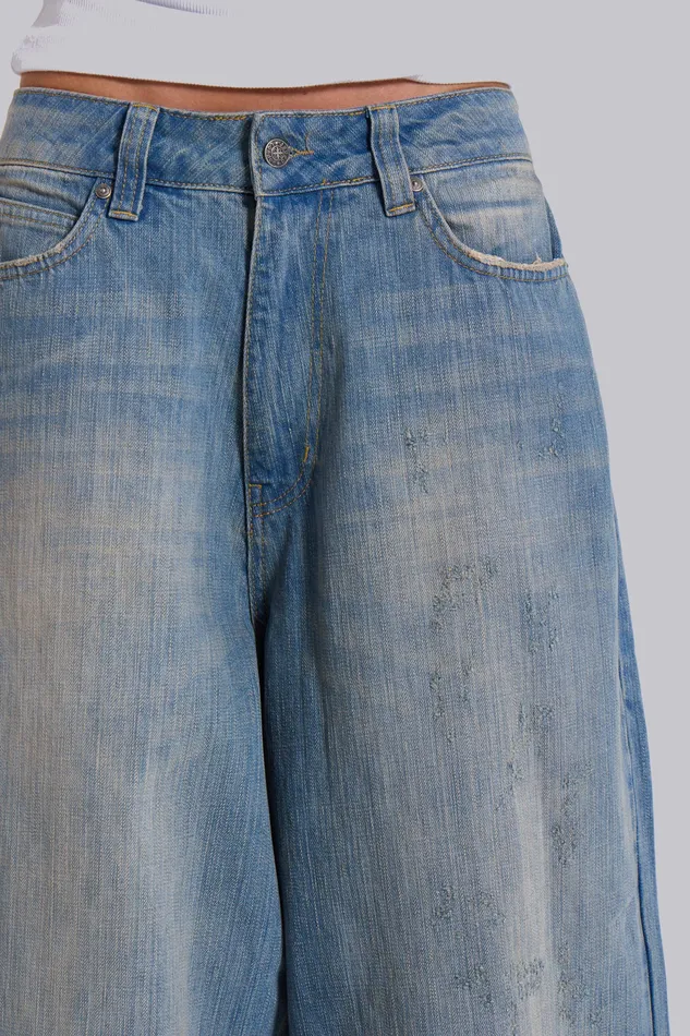 Light Wash Slub XL Colossus Jeans Tops Jaded London Women