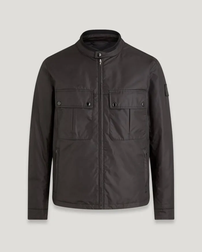 Lightweight Jackets Men Belstaff Drill Jacket Black