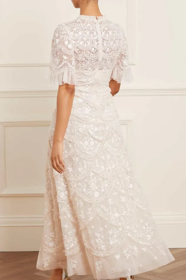 Lily Bloom Ankle Gown Champagne Women Needle and Thread Dresses