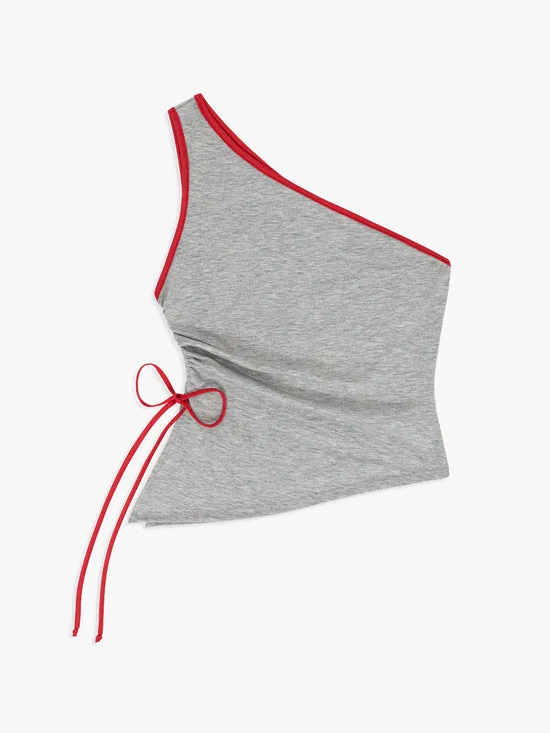 Lisa Says Gah Emily Tank Heather Red Women Tops