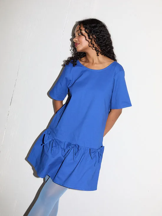 Lisa Says Gah Esme Babydoll Dress Cobalt Women Dresses