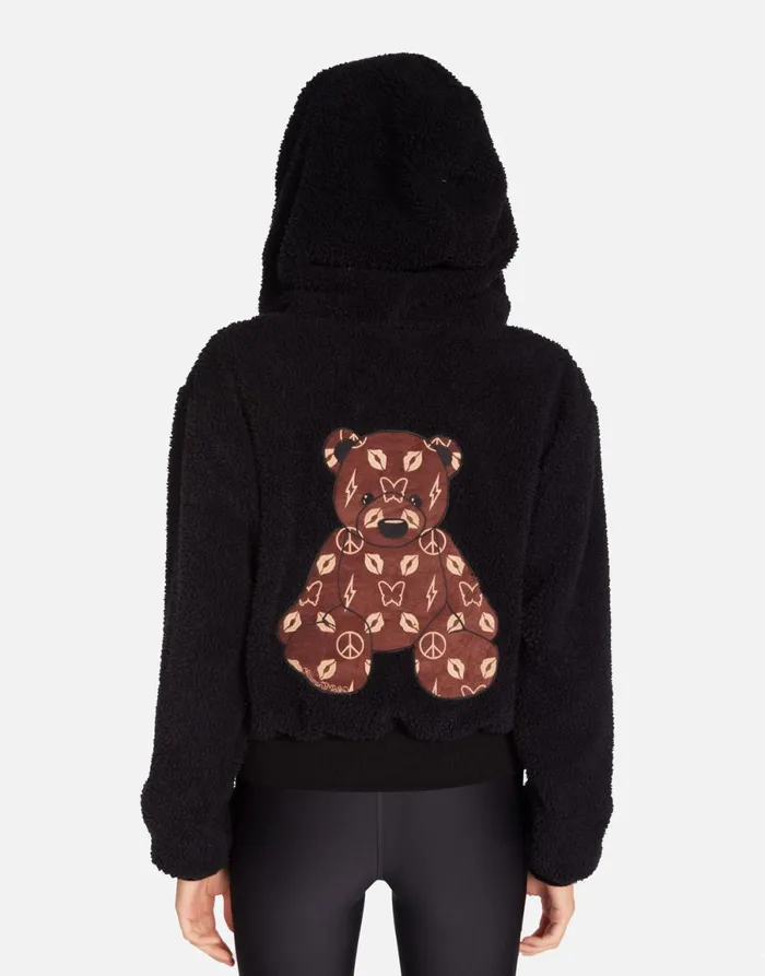 Lumi Designer Bear Black Women039s Lauren Moshi Jackets