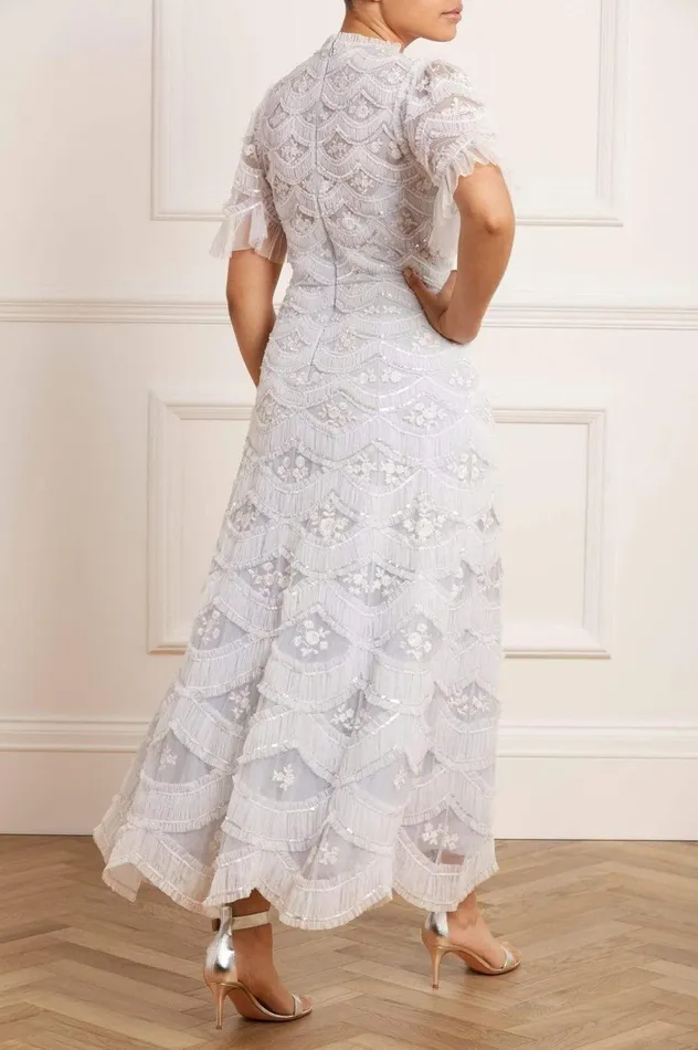 Lunette Blossom Ankle Gown Blue Women Needle and Thread Dresses