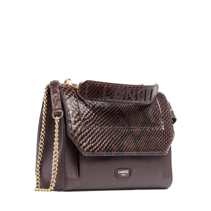 M Flap Bag Chocolate Women Lancel Hand Bags M Flap Bag Chocolate Women Lancel Hand Bags