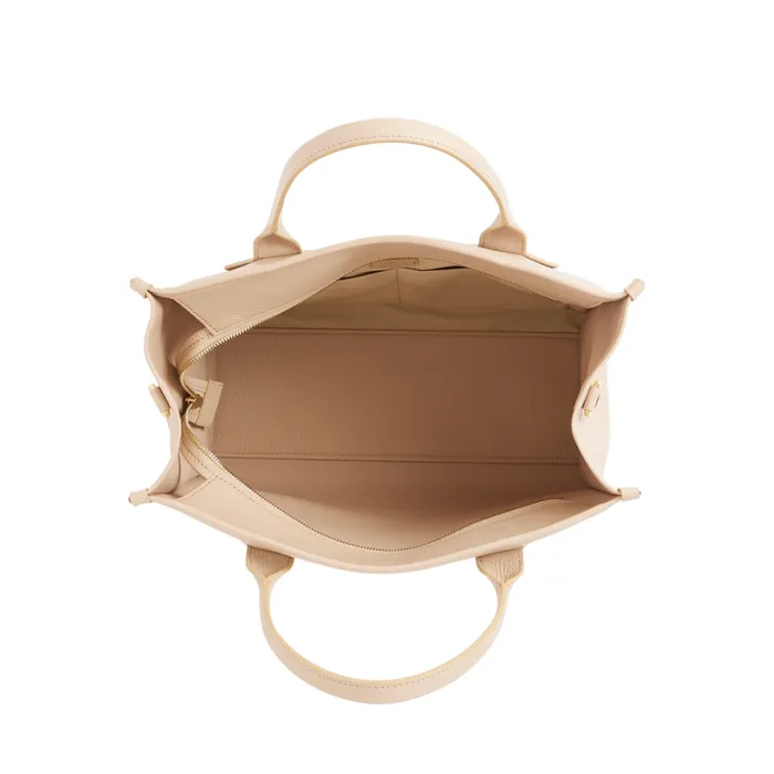 M Zip Tote Cappuccino Women Lancel Tote Bags