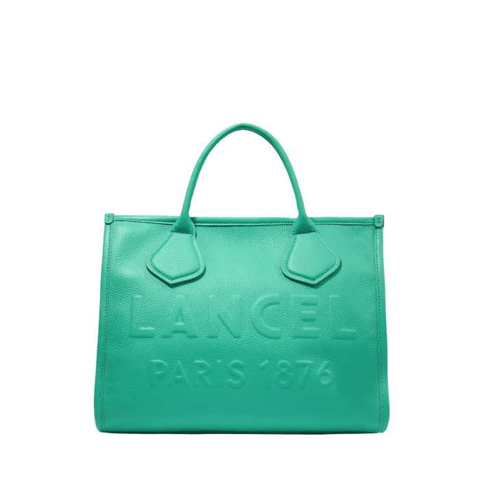 M Zip Tote Emerald Women Lancel Hand Bags