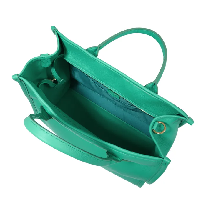 M Zip Tote Emerald Women Lancel Hand Bags M Zip Tote Emerald Women Lancel Hand Bags