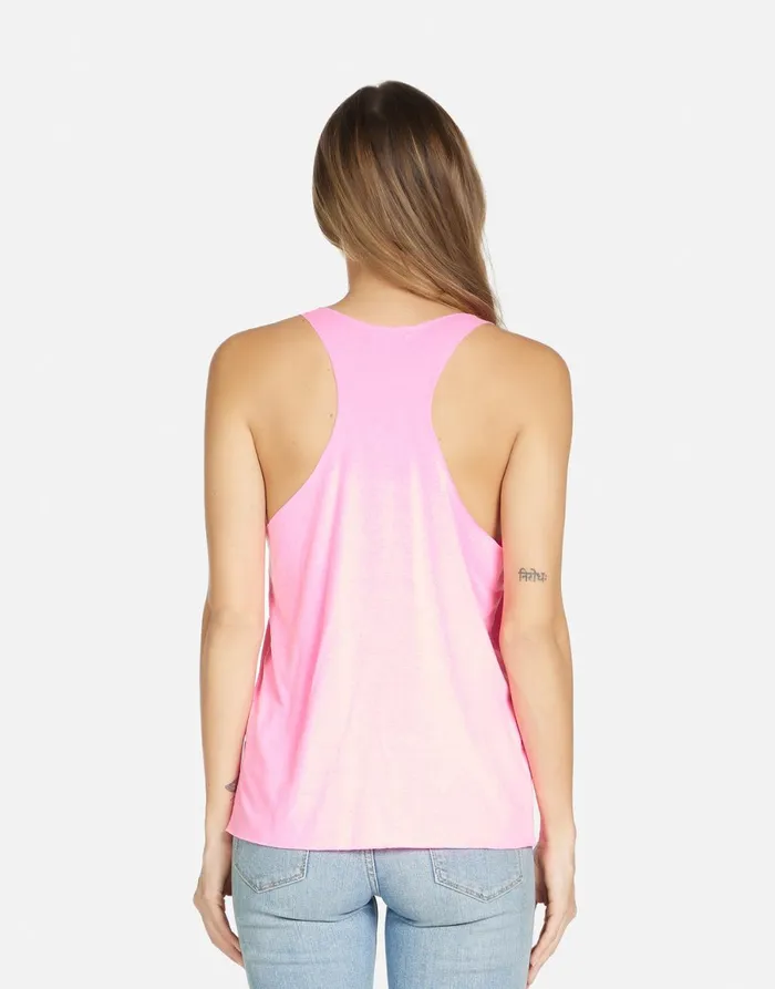 Maisie Rose Lip Neon Pink Women039s Lauren Moshi Tanks
