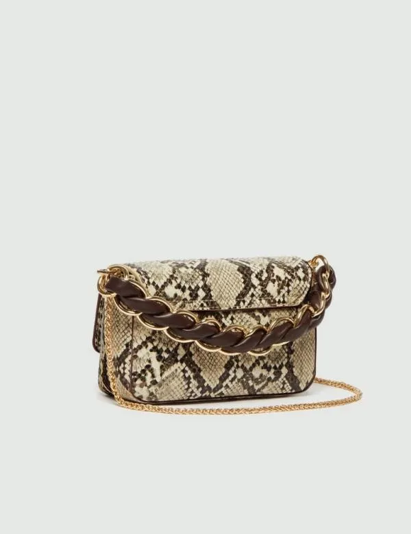 Marella Bags Women Pythonprint Bag Stone