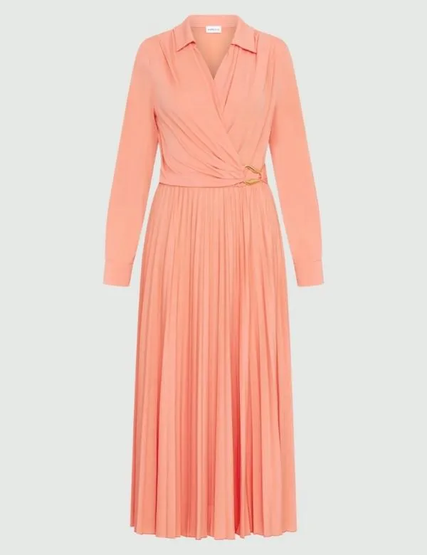 Marella Dresses Women Crepe Dress Peach