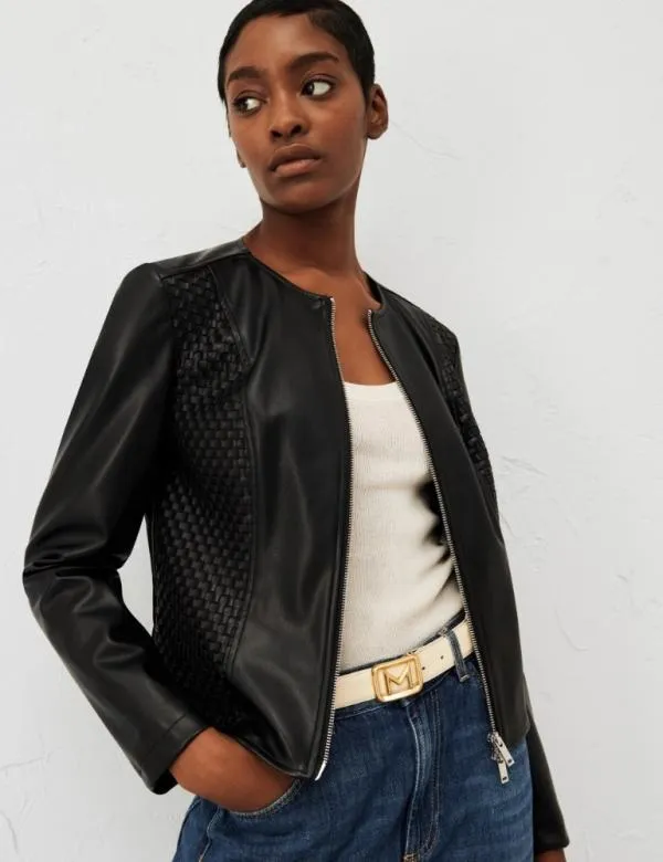 Marella Jackets Women Zipup Jacket Black