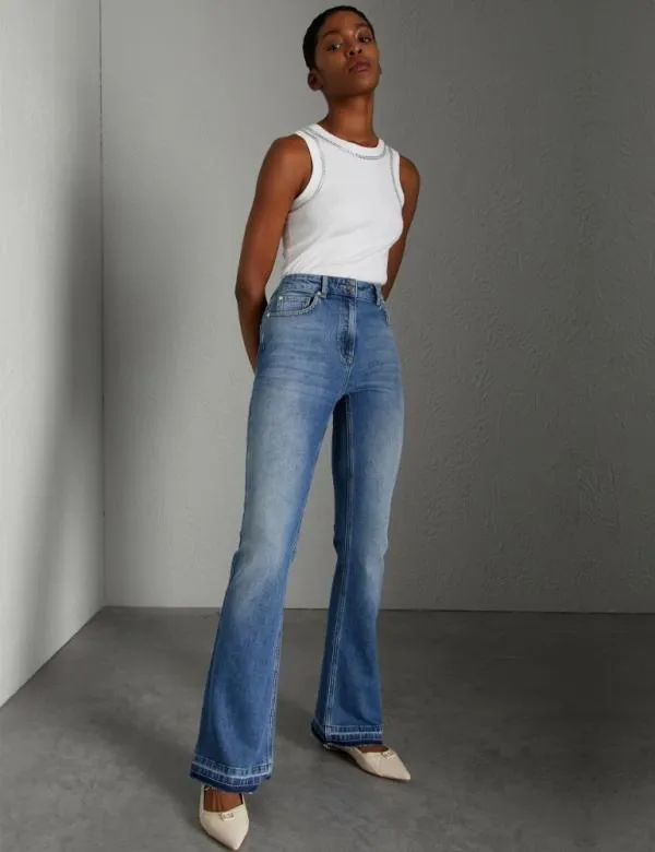 Marella Jeans Women Bootcut Jeans Blue Jeans