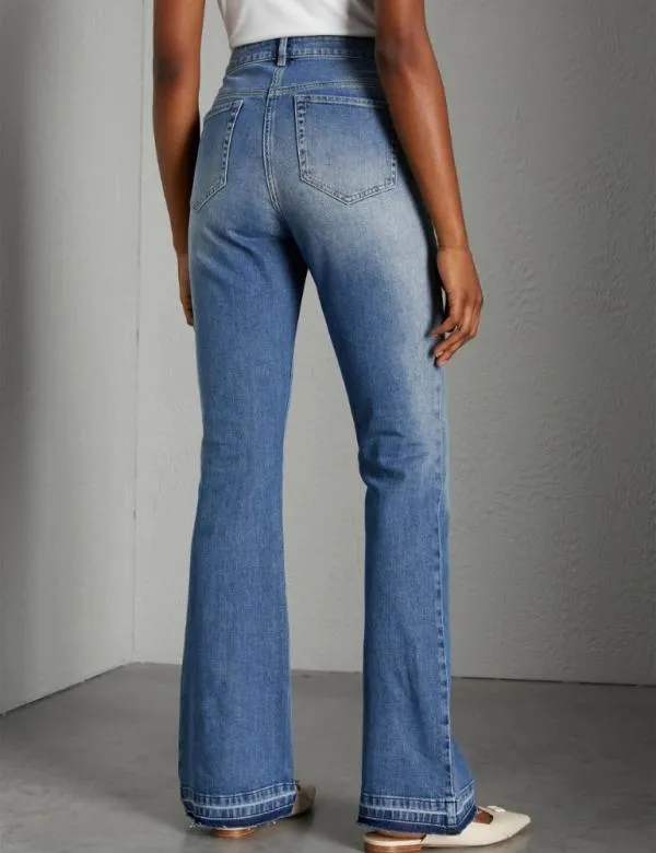 Marella Jeans Women Bootcut Jeans Blue Jeans