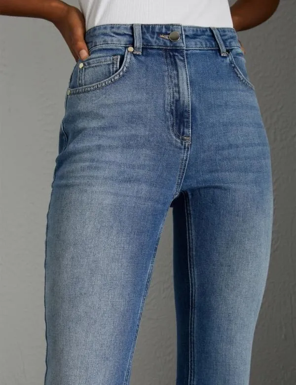 Marella Jeans Women Bootcut Jeans Blue Jeans