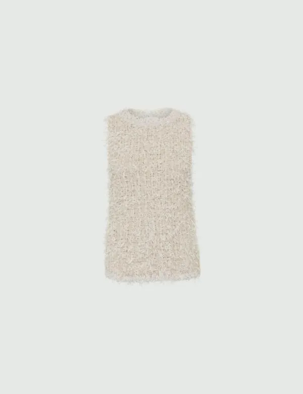 Marella Knitwear Women Knitted Gilet Wool White