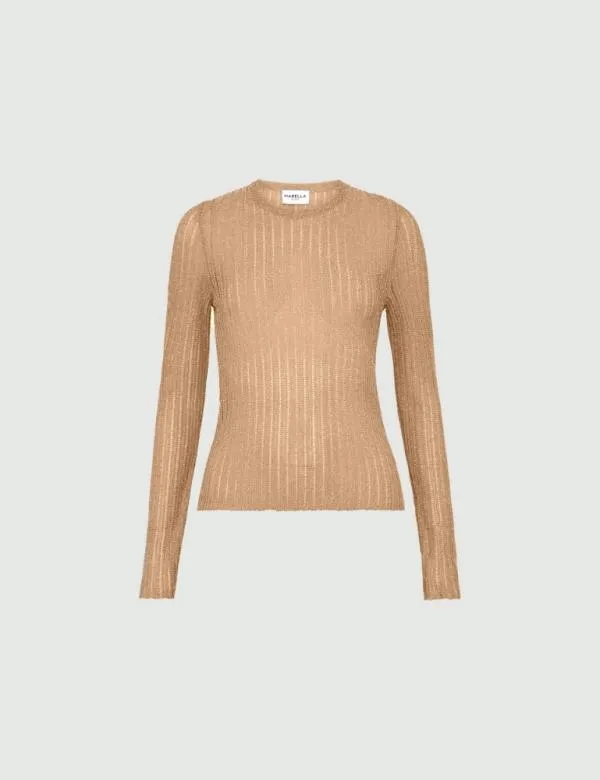 Marella Knitwear Women Lurex Sweater Colonial