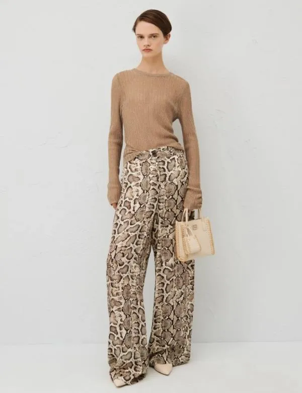 Marella Knitwear Women Lurex Sweater Colonial