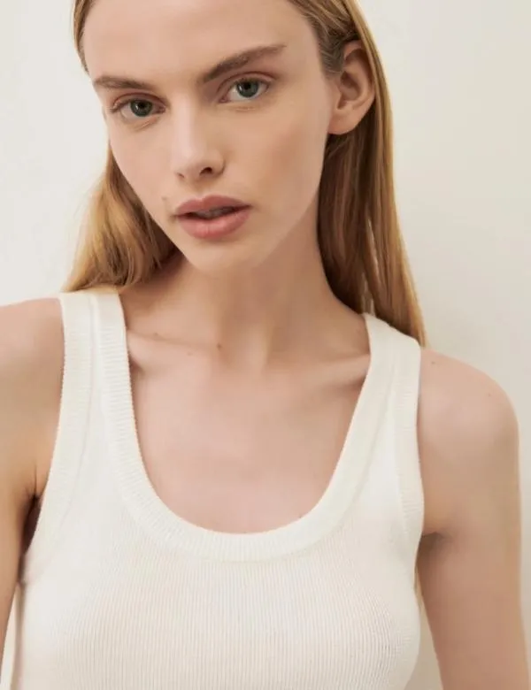 Marella Knitwear Women Openknit Top Natural