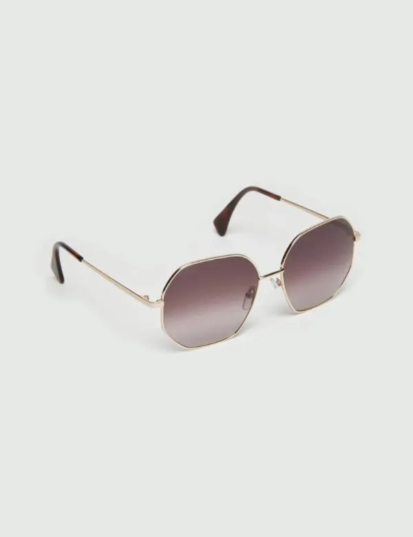 Marella Other Accessories Women Metal Sunglasses Eggnog Marella Other Accessories Women Metal Sunglasses Eggnog