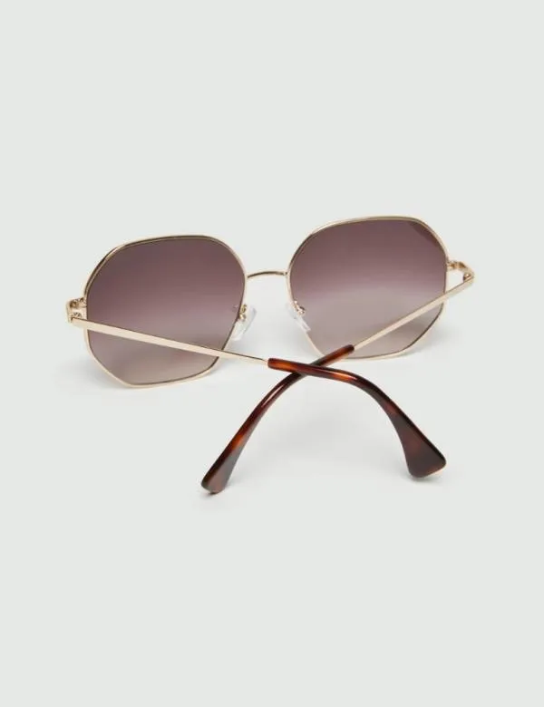Marella Other Accessories Women Metal Sunglasses Eggnog Marella Other Accessories Women Metal Sunglasses Eggnog