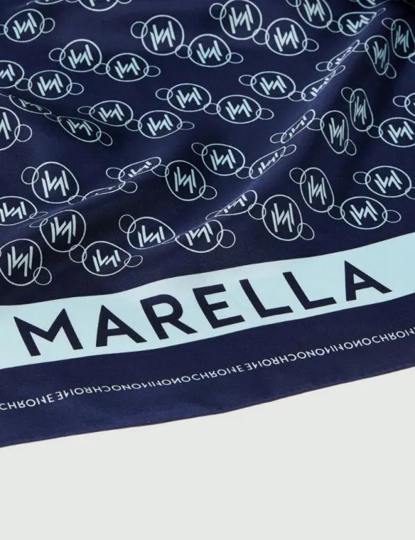 Marella Scarves And Foulard Women Silk Scarf Midnightblue
