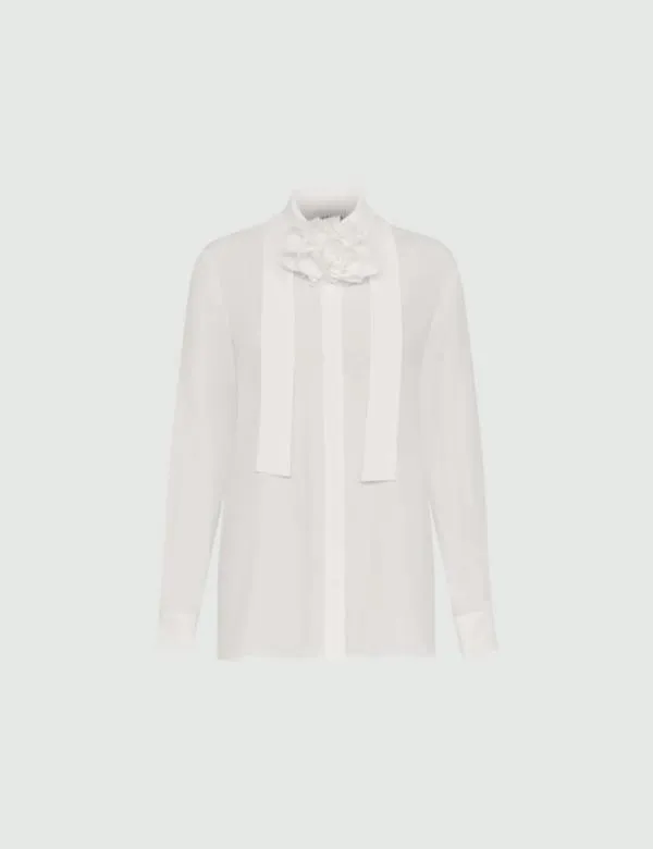 Marella Shirts Women Crepe Shirt White