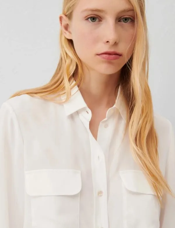 Marella Shirts Women Crepe Shirt White